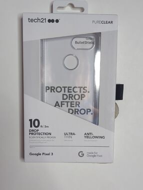 Tech21 Google Pixel 3 Pure Clear Phone Case